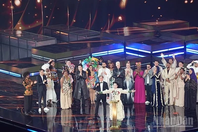 Ca sĩ Đức Phúc giành ngôi vị cao nhất tại Intervision 2025. (Ảnh: XUÂN HƯNG)