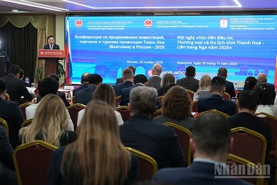 Bí thư Tỉnh ủy Thanh Hóa Nguyễn Doãn Anh phát biểu khai mạc hội nghị.