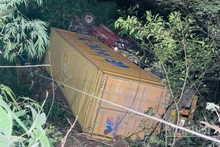 Hiện trường vụ tai nạn.