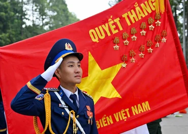 Video trực tiếp buổi tổng hợp luyện diễu binh mừng Quốc khánh 2/9