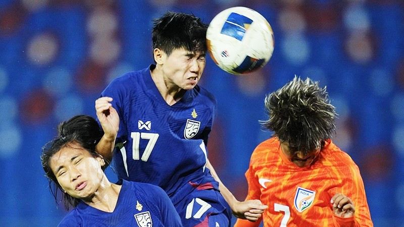 Thái Lan bị loại ở vòng loại Asian Cup nữ 2026