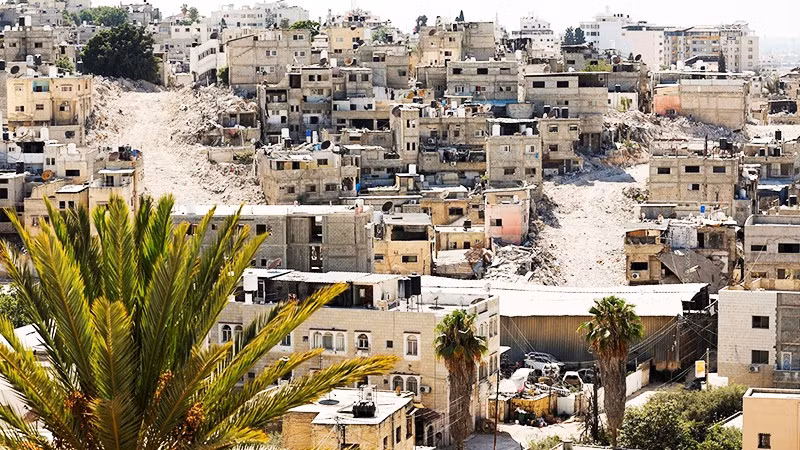 Một khu định cư của Israel tại Bờ Tây. Ảnh: AP
