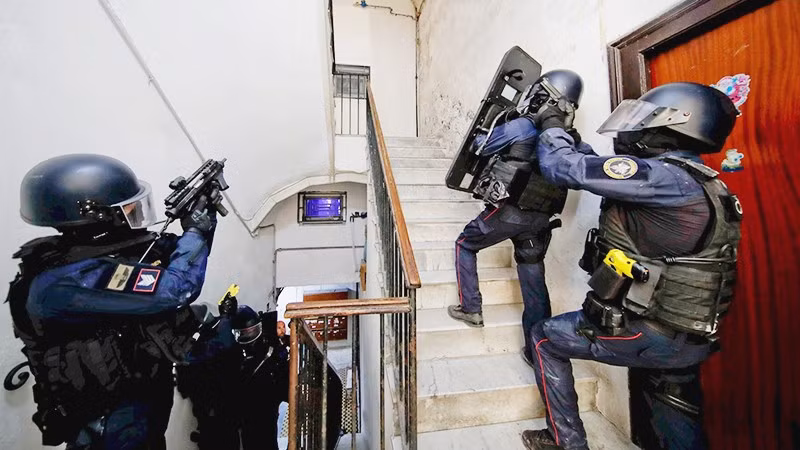 Chiến dịch trấn áp tội phạm mafia ở Italy. Ảnh: GETTYIMAGES