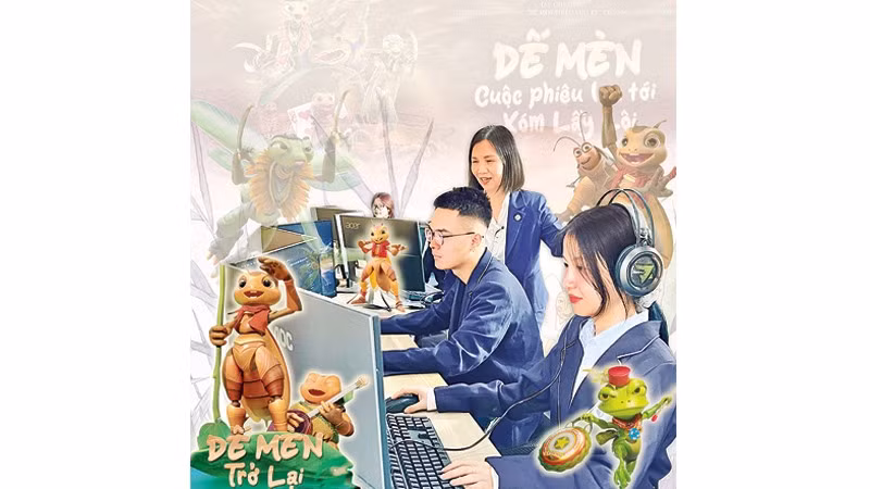 Sinh viên Trường đại học Công nghệ Thông tin và Truyền thông (ICTU) tham gia sản xuất bộ phim hoạt hình điện ảnh “Dế Mèn: Cuộc phiêu lưu tới xóm Lầy Lội”. 
