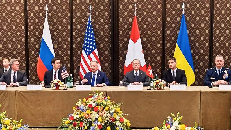 Vòng đàm phán mới nhất giữa Nga, Mỹ và Ukraine tại Geneva. Ảnh: GETTYIMAGES