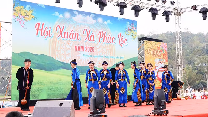 Lễ hội Lồng Tồng ở xã Phúc Lộc (tỉnh Thái Nguyên) trở thành một sinh hoạt văn hóa cộng đồng có ý nghĩa đặc biệt với đồng bào dân tộc Tày mỗi khi Tết đến xuân về.