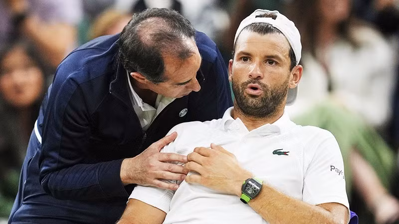 Grigor Dimitrov thường không gặp may trong những thời khắc quan trọng nhất.