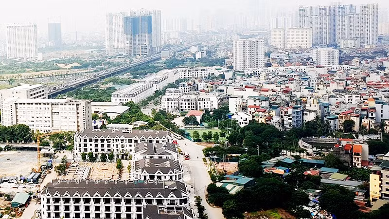 Một góc khu đô thị mới. Ảnh: NAM ANH