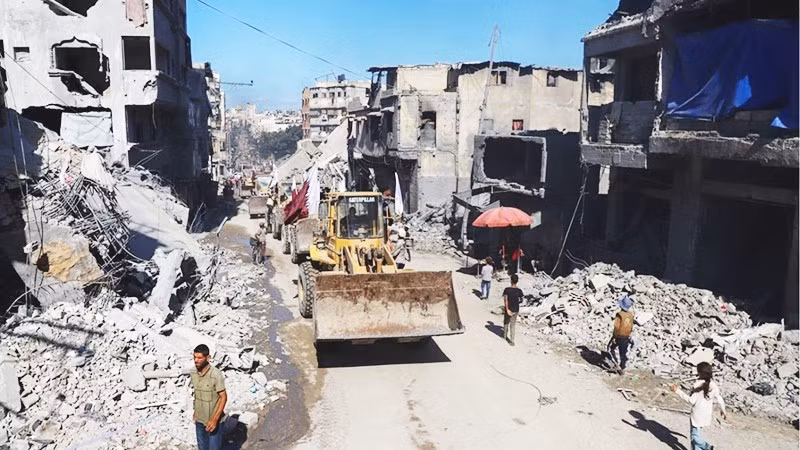 Xây dựng lại Gaza cần nhiều nguồn lực và sự giúp sức của cộng đồng quốc tế. Ảnh: REUTERS