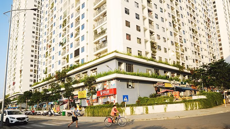 Khu nhà ở xã hội Ecohome 2. Ảnh: SONG ANH
