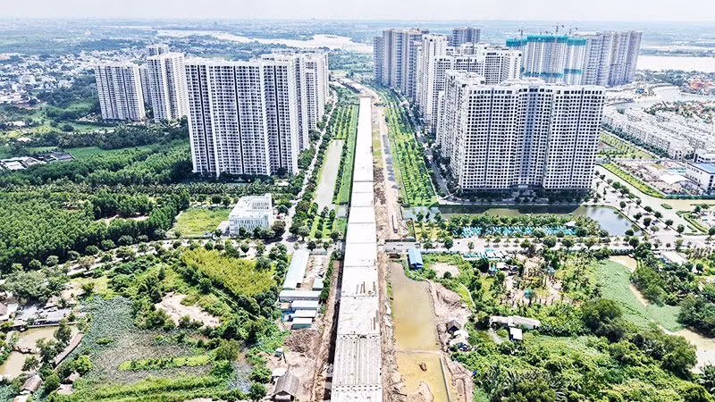 Gấp rút hoàn thành đường vành đai 3.