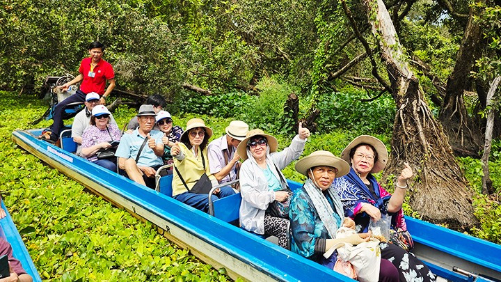 Rừng ngập mặn tại các tỉnh miền tây được du khách yêu thích. Ảnh: NAM ANH