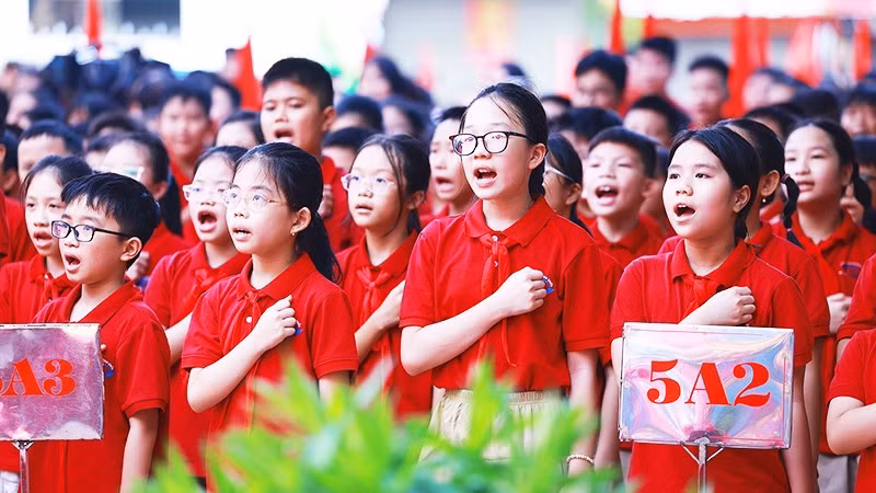 Năm học 2025-2026 là năm học đầu tiên cả nước vận hành theo mô hình chính quyền hai cấp. Ảnh: TTXVN