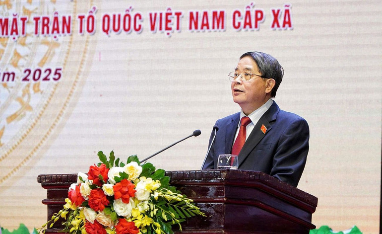 Đồng chí Nguyễn Đức Hải, Phó Chủ tịch Quốc hội phát biểu tại buổi lễ. z6756174311188-041f9715574934c6acf942537f749e8f.jpg