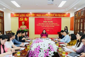 Toàn cảnh hội nghị. (Ảnh: ĐỨC LAM)