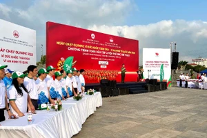 Toàn cảnh lễ phát động. 