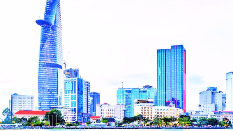 Trung tâm Tài chính quốc tế Thành phố Hồ Chí Minh kỳ vọng sẽ hình thành hệ sinh thái tài chính có khả năng hội nhập sâu với thị trường toàn cầu. (Ảnh TÙNG ANH)