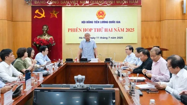 Toàn cảnh phiên họp thứ 2 năm 2025 của Hội đồng Tiền lương quốc gia.