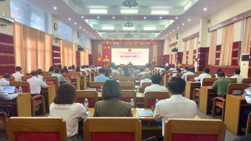 Quang cảnh buổi họp. (Ảnh: VŨ TÂN)