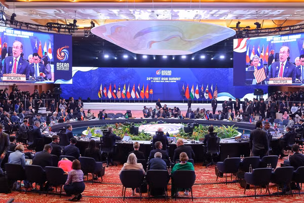 Quang cảnh Phiên toàn thể Hội nghị Cấp cao ASEAN lần thứ 47. (Ảnh: Nhật Bắc/VGP)