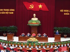 Quang cảnh phiên khai mạc Hội nghị lần thứ 15 Ban Chấp hành Trung ương Đảng khóa XIII. (Ảnh: ĐĂNG KHOA)