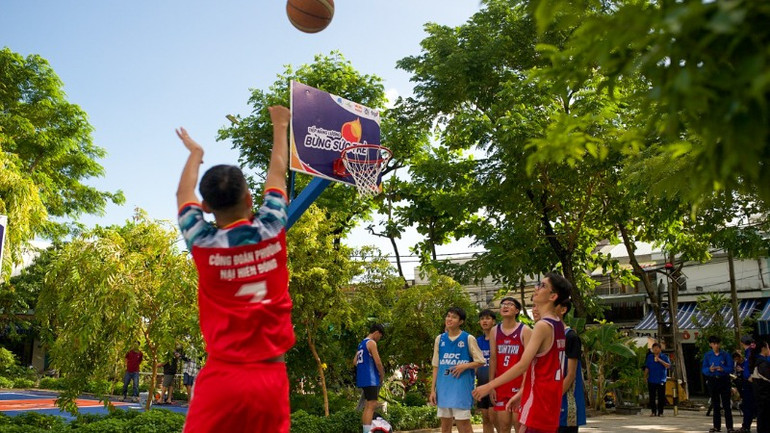 Hạng mục công trình bóng rổ.