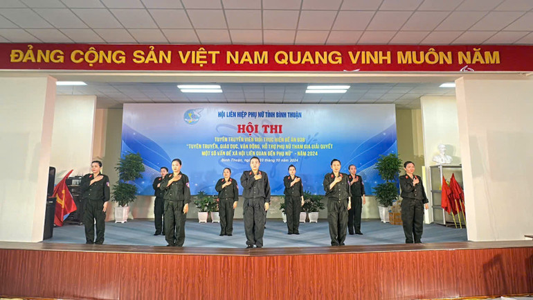 Đội Công an tỉnh Bình Thuận tham dự hội thi. Đội Công an tỉnh Bình Thuận tham dự hội thi.