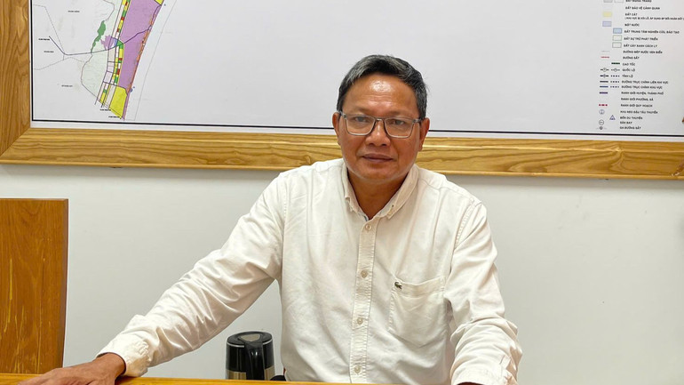 Đồng chí Phạm Văn Nam, Bí thư Thành ủy Phan Thiết.