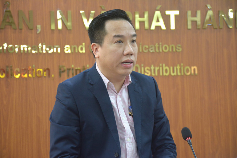 Cục trưởng Cục Xuất bản, In và Phát hành Nguyễn Nguyên thông tin về sự kiện.