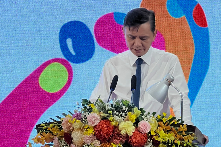 Cục trưởng Cục Bản quyền tác giả Trần Hoàng phát biểu khai mạc.