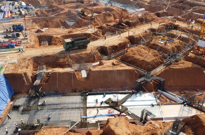 Sân bay Long Thành đang được tăng tốc đẩy nhanh tiến độ.