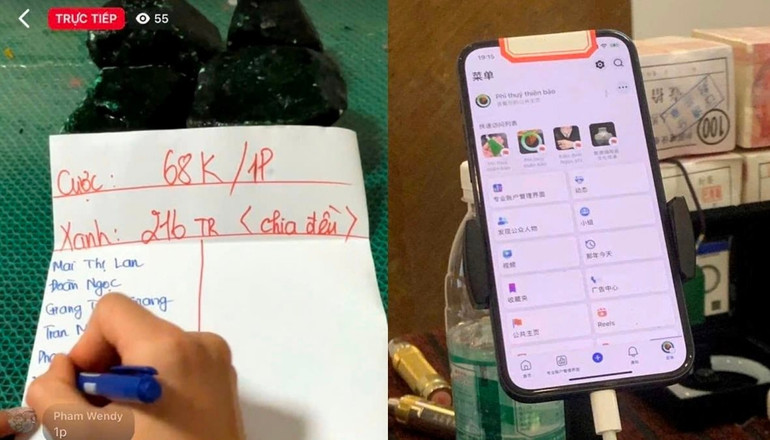 Lừa đảo trực tuyến dưới hình thức lôi kéo cá cược "Cắt đá tìm ngọc".