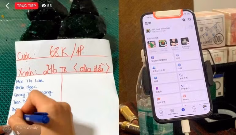 Lừa đảo trực tuyến dưới hình thức lôi kéo cá cược "Cắt đá tìm ngọc".