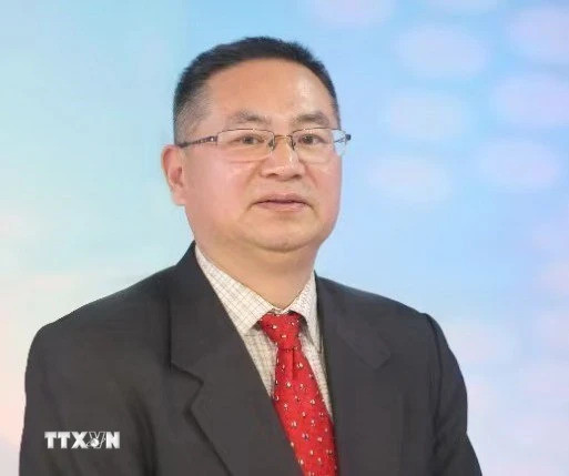 Giáo sư, Tiến sĩ Thành Hán Bình, Giám đốc Trung tâm nghiên cứu Việt Nam, Đại học Công nghiệp Chiết Giang (Trung Quốc). (Ảnh: TTXVN)
