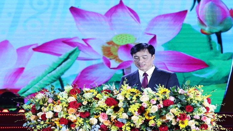 Đồng chí Nguyễn Duy Ngọc, Ủy viên Bộ Chính trị, Bí thư Trung ương Đảng, Chủ nhiệm Ủy ban Kiểm tra Trung ương phát biểu chỉ đạo tại buổi lễ. (Ảnh: NGỌC HÒA) Đồng chí Nguyễn Duy Ngọc, Ủy viên Bộ Chính trị, Bí thư Trung ương Đảng, Chủ nhiệm Ủy ban Kiểm tra Trung ương phát biểu chỉ đạo tại buổi lễ. (Ảnh: NGỌC HÒA)