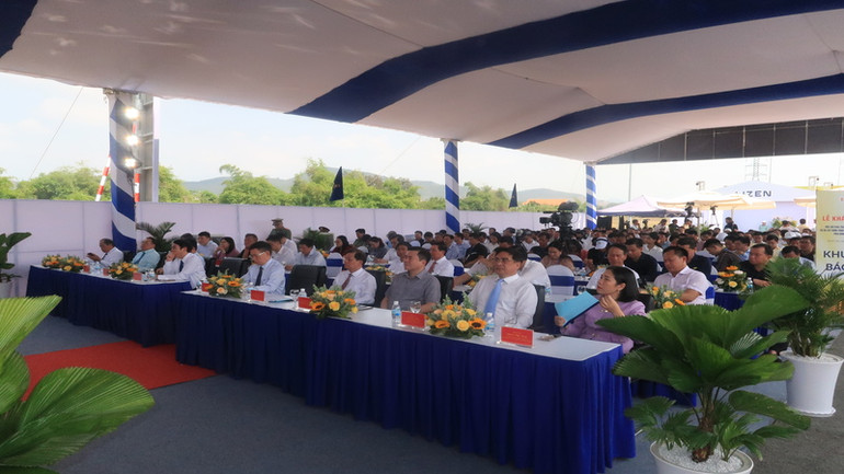 Quang cảnh Lễ Khánh thành. (Ảnh: PHONG NGUYÊN)