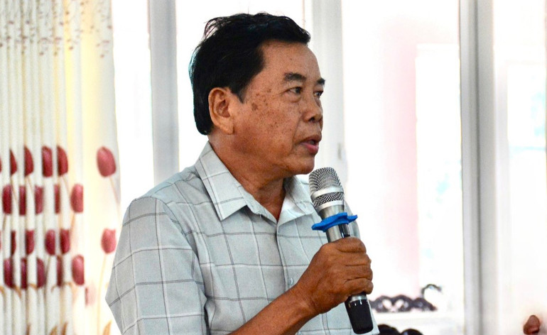 Tác giả Trần Đăng Mậu (Quảng Trị) chia sẻ về tâm huyết với đề tài.