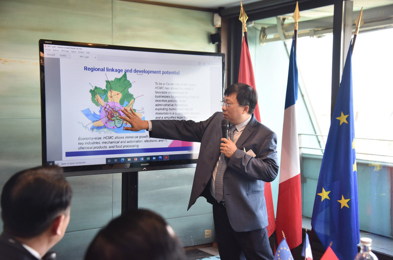 Giới thiệu các dự án quy hoạch, phát triển đô thị của Thành phố Hồ Chí Minh. (Ảnh: Minh Duy)