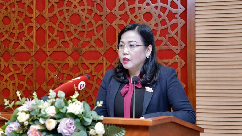 Trưởng Ban Công tác đại biểu Nguyễn Thanh Hải phát biểu khai mạc.