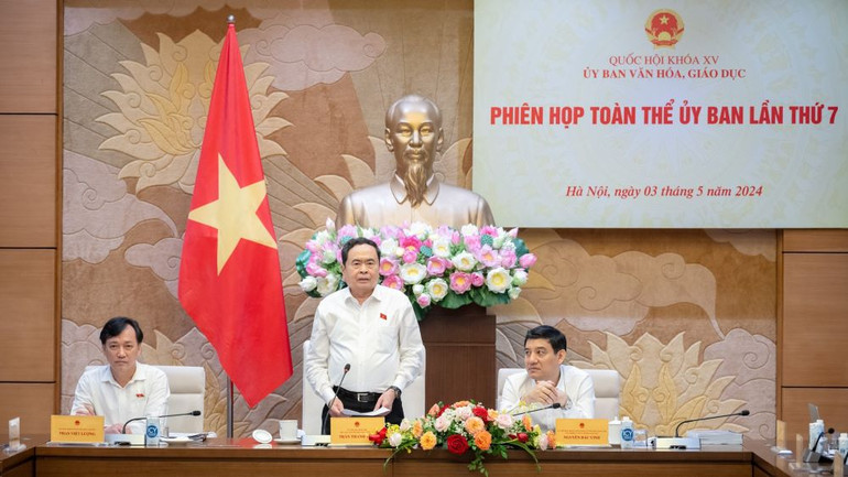 Phó Chủ tịch Thường trực Quốc hội Trần Thanh Mẫn phát biểu tại phiên họp. Phó Chủ tịch Thường trực Quốc hội Trần Thanh Mẫn phát biểu tại phiên họp.