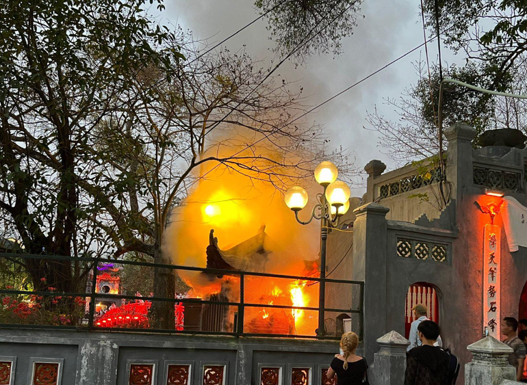 Hiện trường vụ việc (Ảnh: HOÀI NAM)