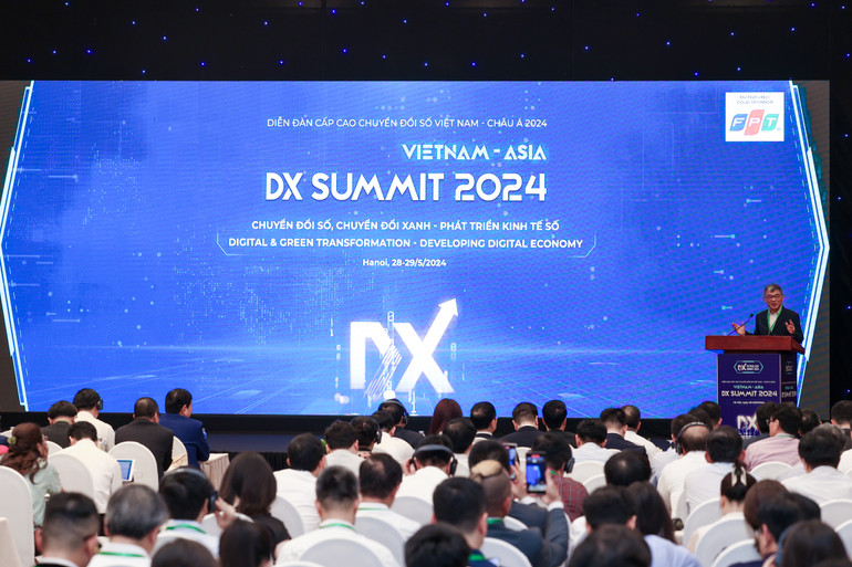 Toàn cảnh phiên khai mạc Diễn đàn Cấp cao Chuyển đổi Số Việt Nam - châu Á 2023.