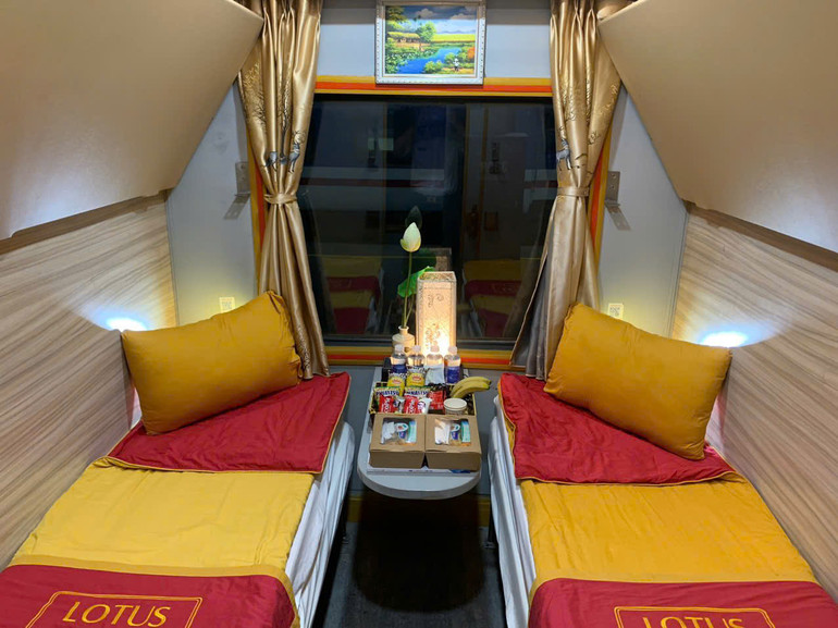 Khoang tàu SE19/SE20 được tân trang hiện đại.