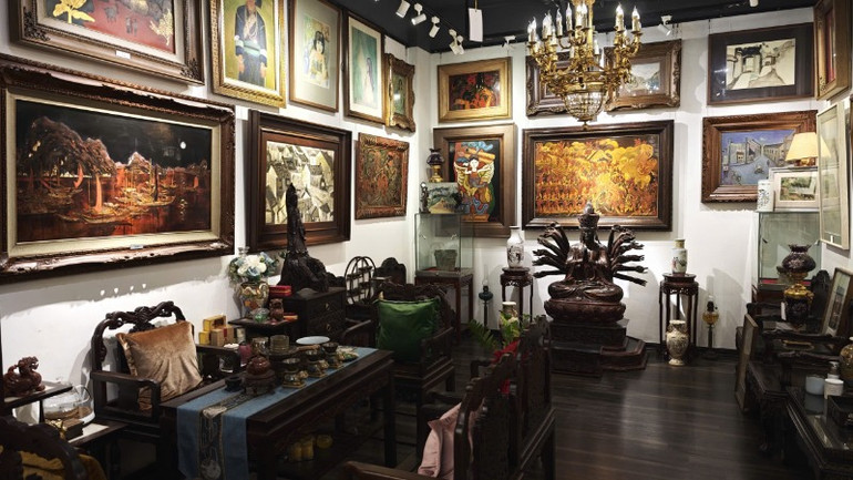 Không gian đậm tính nghệ thuật.