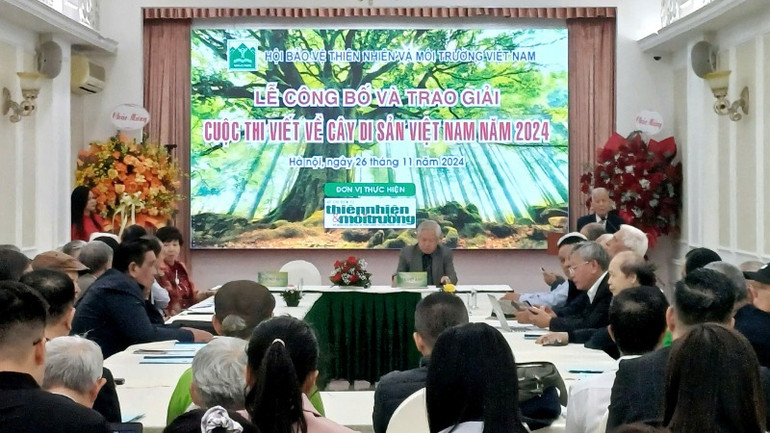 Quang cảnh buổi lễ trao giải cuộc thi.