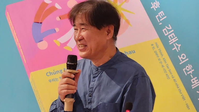 Giáo sư, nhà văn Bang Hyun-suk chia sẻ nhiều kỷ niệm đẹp với Việt Nam. Giáo sư, nhà văn Bang Hyun-suk chia sẻ nhiều kỷ niệm đẹp với Việt Nam.