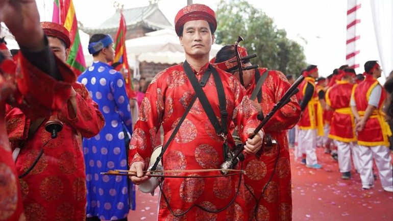 Âm thanh trong lễ hội cũng được chú ý và đầu tư công phu.