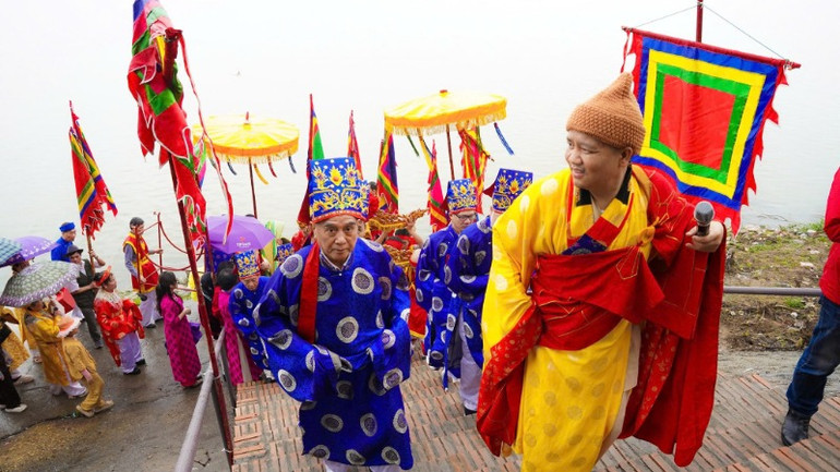 Làng Bát Tràng gìn giữ gần như trọn vẹn các nghi thức lễ hội.