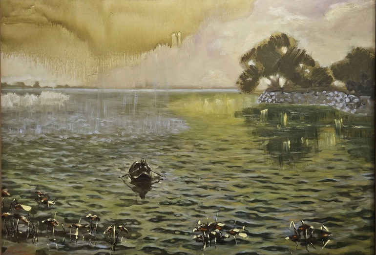 Những mảng mầu gợi ký ức xa xăm.