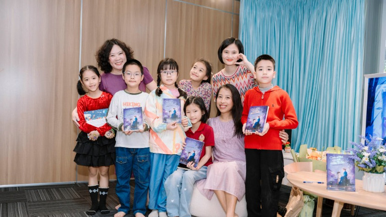 Góc đọc mang đến không khí ấm áp, gần gũi.